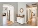 Neutral hallway leading to kitchen, dining room, and bedrooms at 1397 E Laurel Pl, Casa Grande, AZ 85122