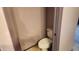 Small bathroom featuring a standard toilet at 17458 N 64Th Dr, Glendale, AZ 85308