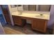 Bathroom with a vanity and double sinks at 17458 N 64Th Dr, Glendale, AZ 85308