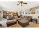 Spacious living room flowing into kitchen and dining area, great for entertaining at 1753 N St Francis Pl, Casa Grande, AZ 85122