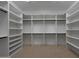 Walk-in closet featuring custom shelving and storage solutions to maximize organization at 2859 E Los Altos Rd, Gilbert, AZ 85297