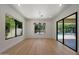 Bright dining room area with views of the pool and backyard at 2859 E Los Altos Rd, Gilbert, AZ 85297