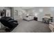 Tranquil main bedroom with dual nightstands, stylish decor, and an en-suite bathroom, offering a serene retreat at 3955 E Fox Cir, Mesa, AZ 85205