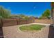 Large backyard featuring a hardscape area and desert landscape at 4241 E Bonanza Rd, Gilbert, AZ 85297