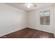 Bedroom with hardwood flooring and a window at 4241 E Bonanza Rd, Gilbert, AZ 85297