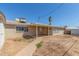 Backyard of property features a covered patio and shed at 4553 N 54Th Ave, Phoenix, AZ 85031