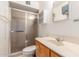 Bathroom featuring a shower and vanity, providing functionality and comfort at 4553 N 54Th Ave, Phoenix, AZ 85031