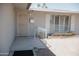 Charming single-story home with a decorative door, stylish shutters, and manicured gravel yard at 5602 W Heatherbrae Dr, Phoenix, AZ 85031