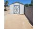 Backyard with shed and concrete pad at 761 W Gail Dr, Chandler, AZ 85225