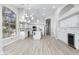 Open-concept kitchen featuring white cabinetry, stainless steel appliances, and center island at 786 E Coconino Dr, Chandler, AZ 85249