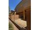 Fenced backyard space with desert landscaping at 1350 S Greenfield Rd # 1221, Mesa, AZ 85206