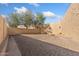Low maintenance backyard featuring crushed gravel and concrete patio at 16648 N 30Th Ave, Phoenix, AZ 85053