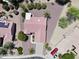Aerial view of the home showing the desert landscaping and proximity to neighboring homes at 20234 N Mariposa Way, Surprise, AZ 85374