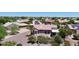 Aerial view of the home showing desert landscaping, private backyard, and covered patio at 20234 N Mariposa Way, Surprise, AZ 85374