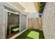 Charming patio featuring artificial turf and a partially covered area, perfect for relaxing outdoors at 2929 E Broadway Rd # 50, Mesa, AZ 85204