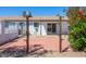Outdoor patio with low maintenance landscaping, fenced yard, and privacy at 3325 S Shafer Dr, Tempe, AZ 85282