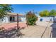 Spacious backyard with pavers and landscaping, perfect for outdoor living and entertaining at 3325 S Shafer Dr, Tempe, AZ 85282
