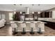 Lovely kitchen offers granite countertops, stainless steel appliances, and a breakfast bar at 3338 E Coconino Dr, Gilbert, AZ 85298