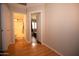 Hallway showing access to bedroom and bathroom at 4527 E Amberwood Dr, Phoenix, AZ 85048