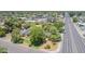 The property with it's pool and landscaping nestled among the trees at 6330 E Delcoa Ave, Scottsdale, AZ 85254