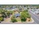 A high angle shot of the property highlighting the pool and spacious surroundings at 6330 E Delcoa Ave, Scottsdale, AZ 85254