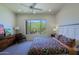 Cozy bedroom with ceiling fan and an amazing view at 6714 E Nightingale Cir, Scottsdale, AZ 85266