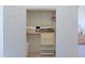 Closet showing built-in shelving at 6714 E Nightingale Cir, Scottsdale, AZ 85266
