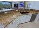 Beautiful kitchen featuring granite countertops, white cabinets, and stainless steel appliances at 6714 E Nightingale Cir, Scottsdale, AZ 85266