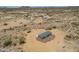 Scenic overhead view of a home highlighting desert views at 873 N Windy Meadow Ln, Maricopa, AZ 85139