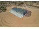 Home featuring a back patio, showcasing surrounding desert landscape at 873 N Windy Meadow Ln, Maricopa, AZ 85139
