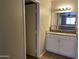 Bathroom with updated granite counters and white cabinets at 1340 N Recker Rd # 154, Mesa, AZ 85205