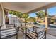 Enjoy outdoor living in this backyard with covered patio, pool, storage shed and lounge chairs at 1415 W Michigan Ave, Phoenix, AZ 85023