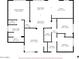 Detailed floor plan showcasing the layout of the home, including the primary bedroom, kitchen, and living spaces at 1415 W Michigan Ave, Phoenix, AZ 85023