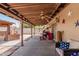 Spacious covered patio with ceiling fans, comfortable seating, and outdoor dining area, perfect for entertaining at 18217 N 34Th Ave, Phoenix, AZ 85053