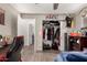Bedroom with wood-style flooring and closet at 2749 W San Juan Ave, Phoenix, AZ 85017