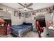 Comfortable bedroom featuring a ceiling fan at 2749 W San Juan Ave, Phoenix, AZ 85017