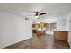 Open concept kitchen with a breakfast bar offering plenty of counter space at 414 E Westchester Dr, Tempe, AZ 85283