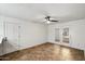 Spacious living room features tile flooring and access to the patio at 414 E Westchester Dr, Tempe, AZ 85283
