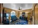 Functional home office with a desk, comfortable seating, and natural light at 426 E Carol Ann Way, Phoenix, AZ 85022