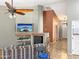 Cozy living room with comfortable seating, a fireplace, and a TV at 45726 W Long Way, Maricopa, AZ 85139