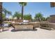 Outdoor kitchen with built-in grill and prep area, ideal for outdoor cooking and entertaining at 15953 W Catalina Dr, Goodyear, AZ 85395
