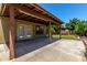 This covered patio is attached to the back of the home at 3705 W Villa Theresa Dr, Glendale, AZ 85308