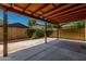 This covered patio has a concrete foundation at 3705 W Villa Theresa Dr, Glendale, AZ 85308