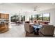 Open living space flows into the kitchen and dining area, with views of the outdoor spaces at 39089 N 102Nd Way, Scottsdale, AZ 85262