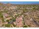 Expansive aerial view of a luxurious desert community, showcasing the stunning natural landscape at 11070 E Bent Tree Dr, Scottsdale, AZ 85262