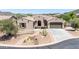 Attractive single-Gathering house featuring a well-manicured desert landscape and a two-car garage at 12710 W Forest Pleasant Pl, Peoria, AZ 85383