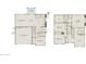 Detailed floor plan showcasing open layout, including gathering room, kitchen, and owner's suite at 16438 W Whispering Wind Dr, Surprise, AZ 85387