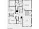 Upstairs floor plan featuring primary suite, tech space, three bedrooms, two bathrooms and a loft at 3944 E Ghost Flower Ln, San Tan Valley, AZ 85140