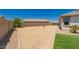 Large backyard with gravel and artificial turf at 40913 W Williams Way, Maricopa, AZ 85138