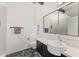 Contemporary bathroom features a unique sink, sleek fixtures, and eye-catching tile work for a spa-like ambiance at 4925 E Red Rock Dr # 43, Phoenix, AZ 85018